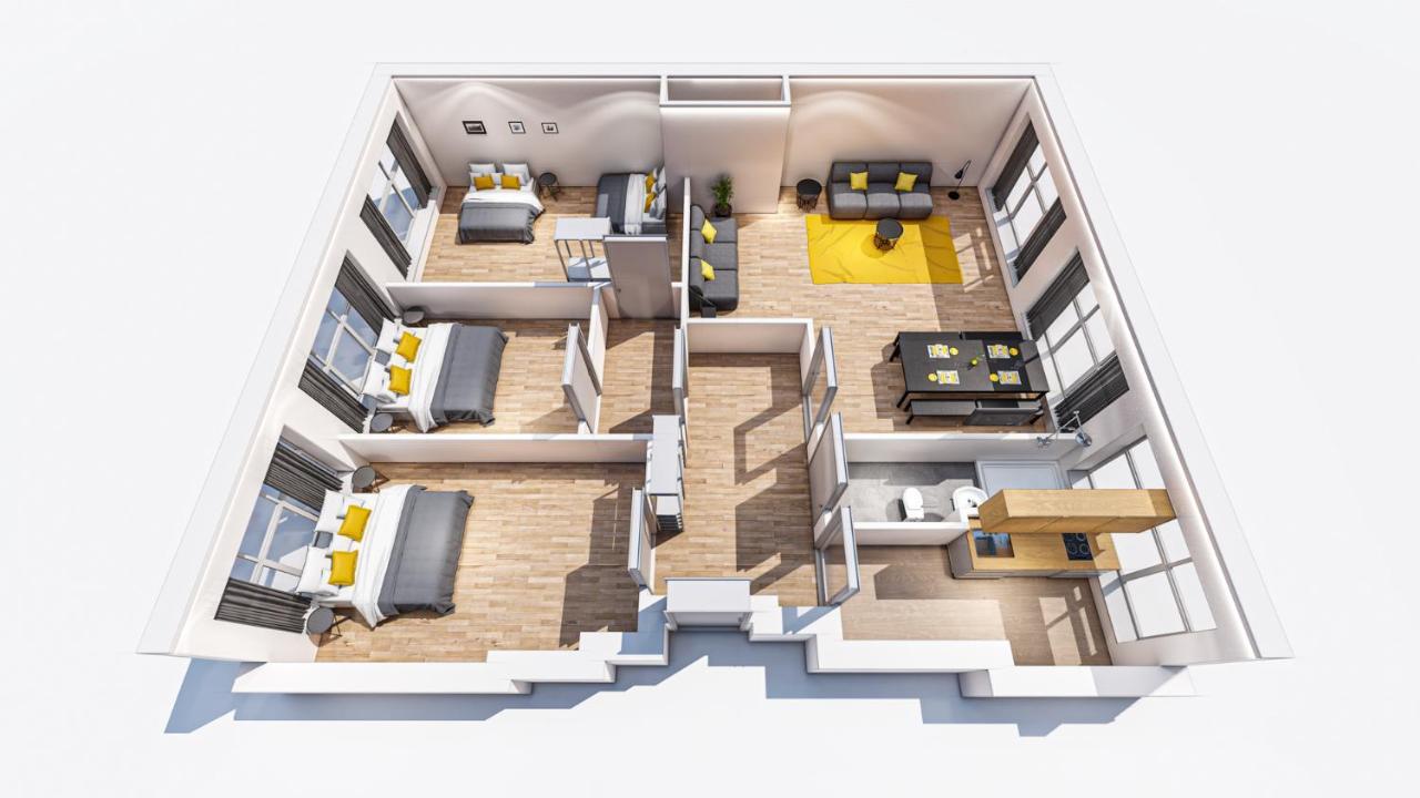 Central +3Br +Big Living Room Next To U-Station Berlin Eksteriør billede